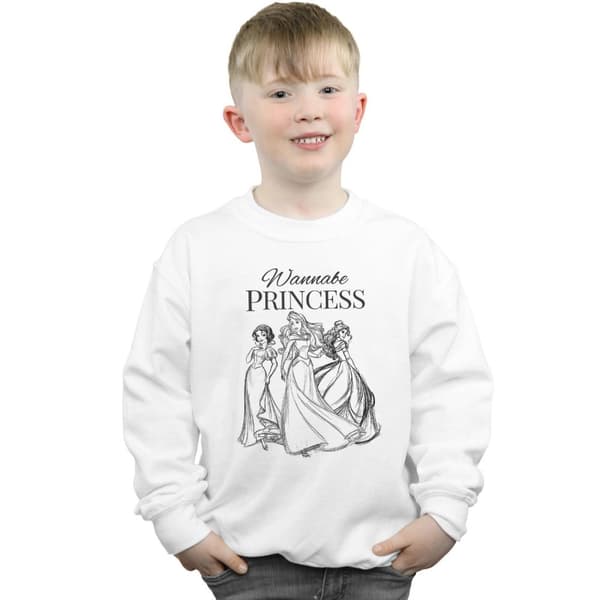Disney Princess Boys Wannabe Princess Sweatshirt