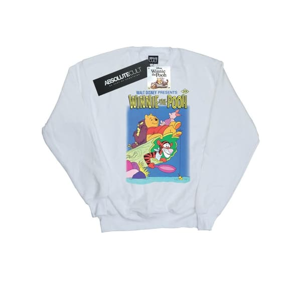 Disney Mens Winnie The Pooh Poster Sweatshirt White XXL