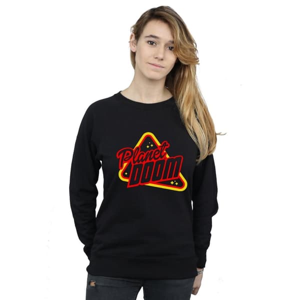 Ready Player One Womens/Ladies Planet Doom Logo Sweatshirt