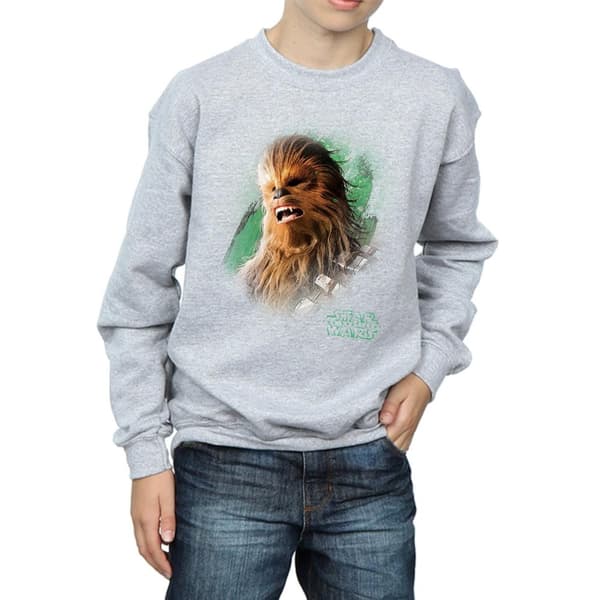 Star Wars Boys The Last Jedi Chewbacca Brushed Sweatshirt
