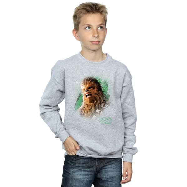 Star Wars Boys The Last Jedi Chewbacca Brushed Sweatshirt