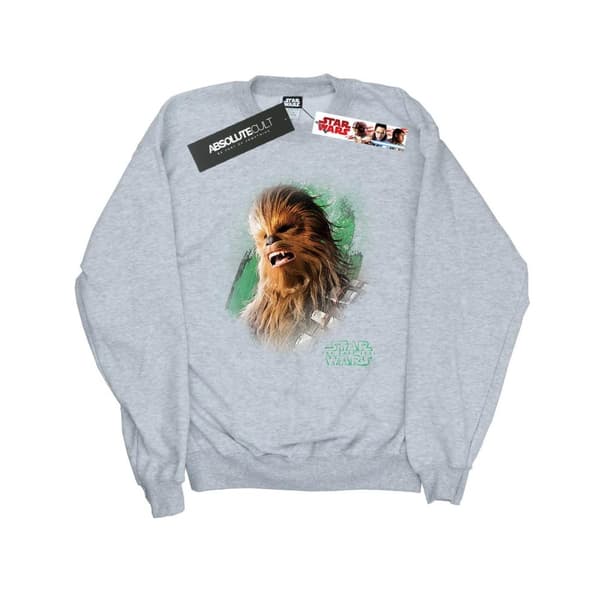 Star Wars Boys The Last Jedi Chewbacca Brushed Sweatshirt