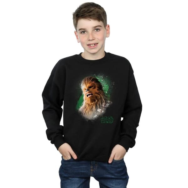 Star Wars Boys The Last Jedi Chewbacca Brushed Sweatshirt