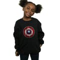 Miniatyrbild 3 av 4: Marvel Sweatshirt med träsköld för flickor - Captain America