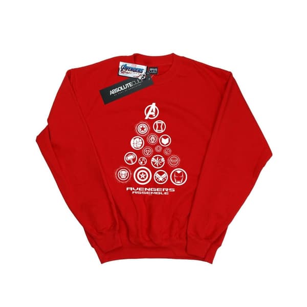 Marvel Mens Avengers Endgame Pyramid Icons Sweatshirt
