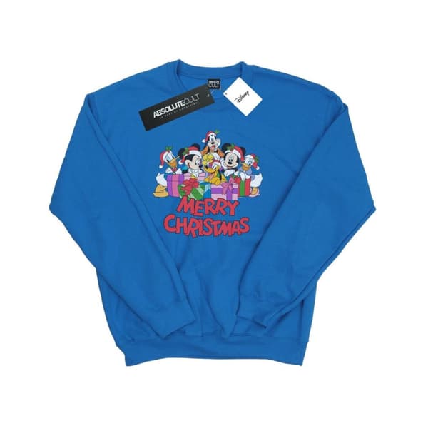 Disney Mens Musse Pigg och vänner jul sweatshirt