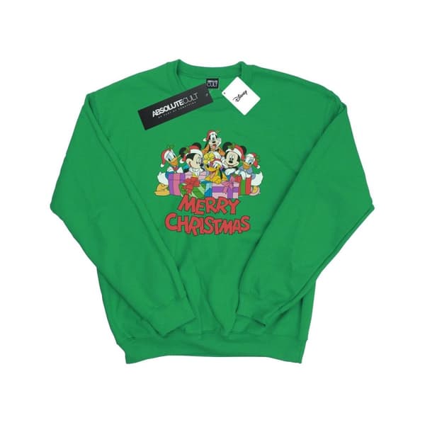 Disney Mens Mickey Mouse And Friends Christmas Sweatshirt