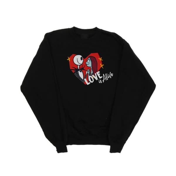 Disney Dam/Tjej The Nightmare Before Christmas Love Is Alive - Sweatshirt