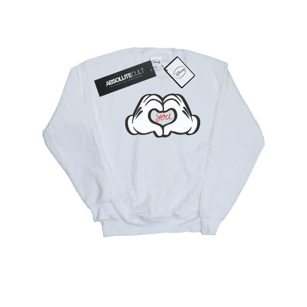 Disney Womens/Ladies Mickey Mouse Loves You Sweatshirt
