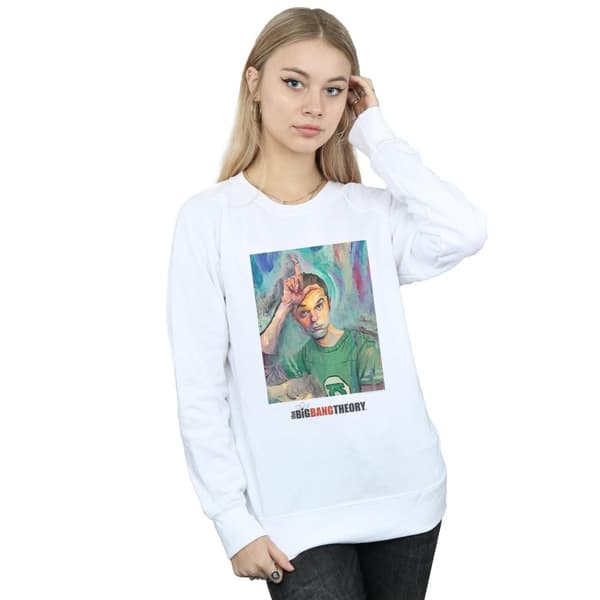 The Big Bang Theory Sweatshirt med målning av Sheldon Loser - dam/dam