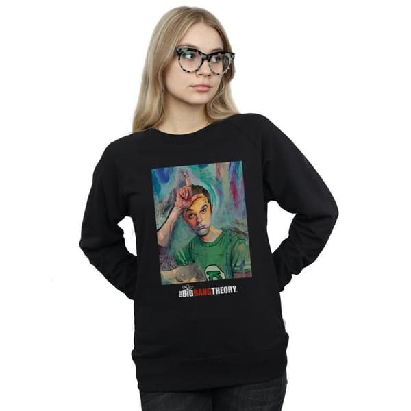 The Big Bang Theory Sweatshirt med målning av Sheldon Loser - dam/dam