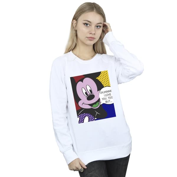 Disney Dam/Tjej Musse Pigg Oh Mimmi Pop Art Sweatshirt