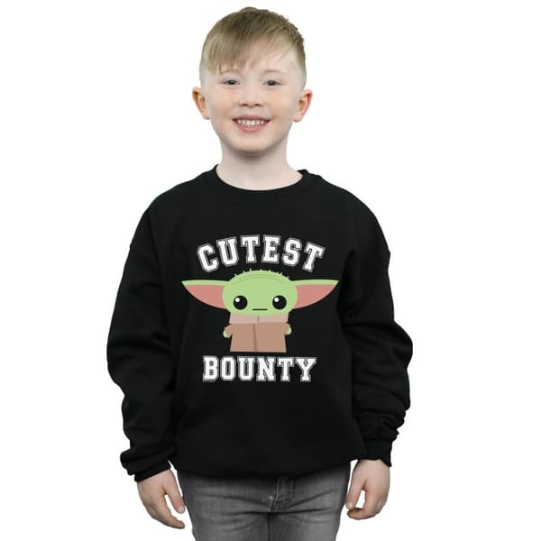 Star Wars Boys The Mandalorian Cutest Bounty Sweatshirt