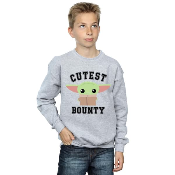 Star Wars Boys The Mandalorian Cutest Bounty Sweatshirt