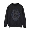 Pikkukuva 1 / 3: Star Wars Womens/Ladies The Mandalorian Outline Helm Diamond Sweatshirt