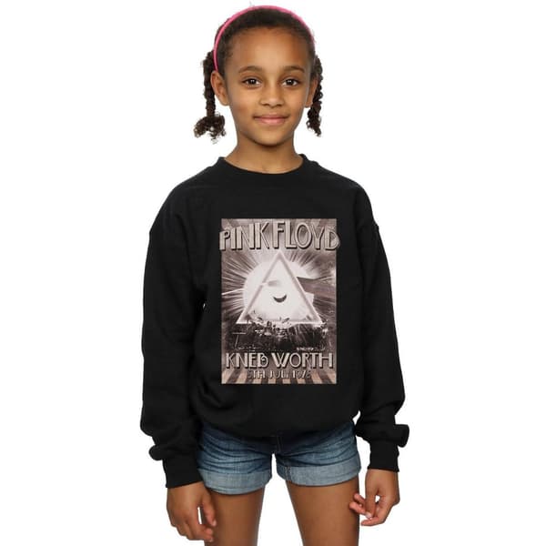 Pink Floyd Sweatshirt med Knebworth-affisch för flickor