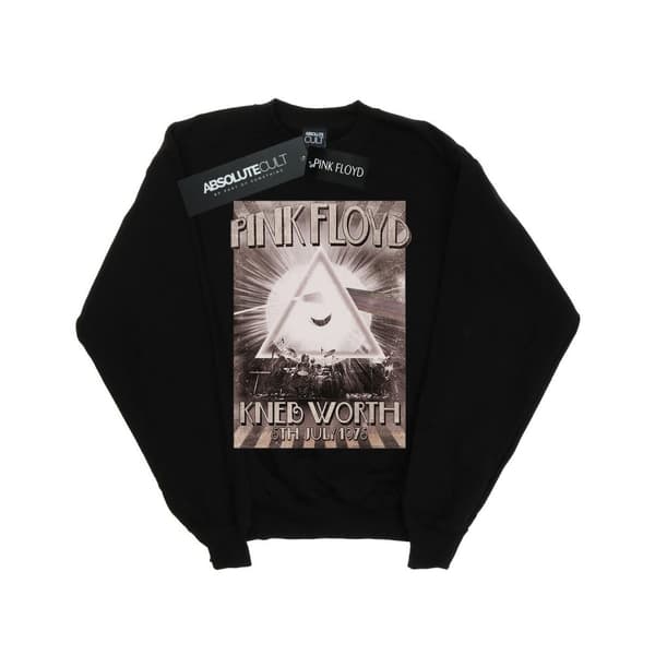 Pink Floyd Sweatshirt med Knebworth-affisch för flickor Black 9-11 Years