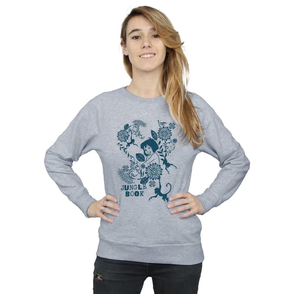 Disney Womens/Ladies The Jugle Book Mowgli Tale Sweatshirt