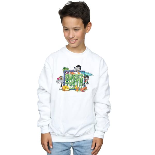 DC Comics Boys Teen Titans Go Sweet Tooth Sweatshirt