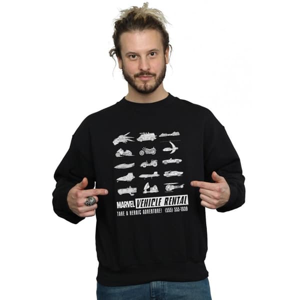 Marvel Mens Vehicle Rental Sweatshirt