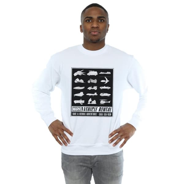 Marvel Mens Vehicle Rental Sweatshirt
