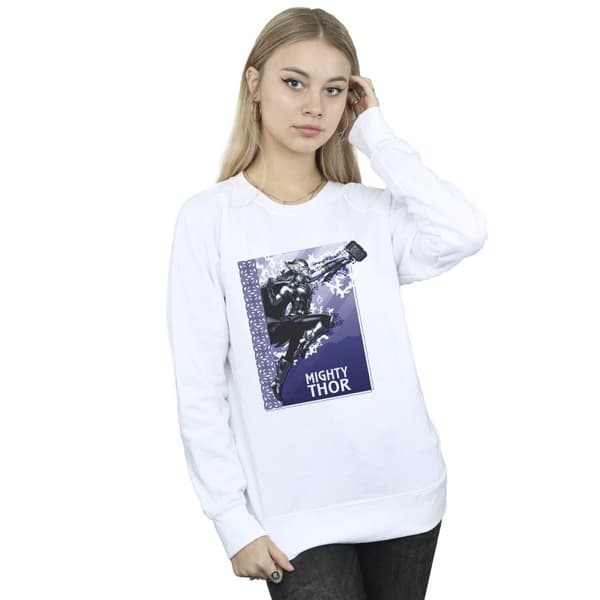 Marvel Womens/Ladies Thor Love And Thunder Mighty Thor Sweatshirt