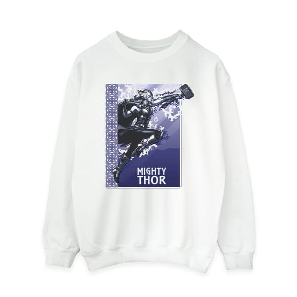 Marvel Womens/Ladies Thor Love And Thunder Mighty Thor Sweatshirt