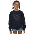 Miniatyrbild 2 av 3: Disney Musse Pigg God Jul Holly Sweatshirt för flickor