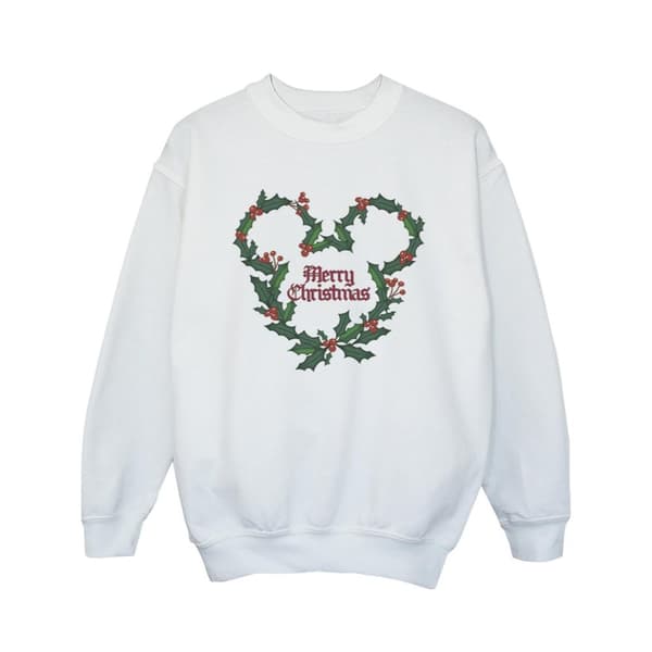 Disney Musse Pigg God Jul Holly Sweatshirt för flickor