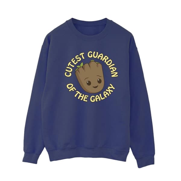 Marvel Womens/Ladies I Am Groot Cutest Guardian Sweatshirt