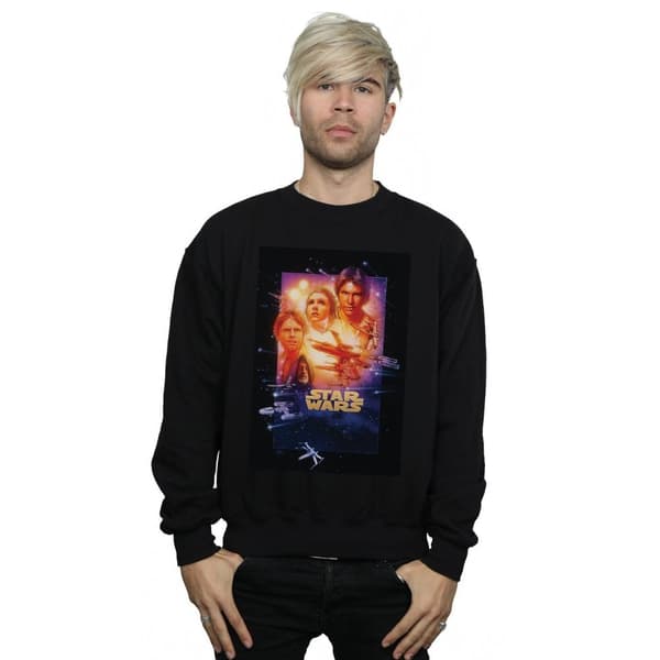 Star Wars Sweatshirt med filmaffisch från Episode IV för herrar
