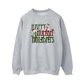 Miniatyrbild 1 av 3: Rick And Morty Sweatshirt med texten "Happy Human Holidays" för kvinnor/damer