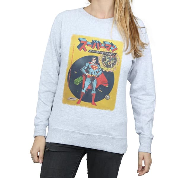 DC Comics Womens/Ladies Superman International Cover Sweatshirt
