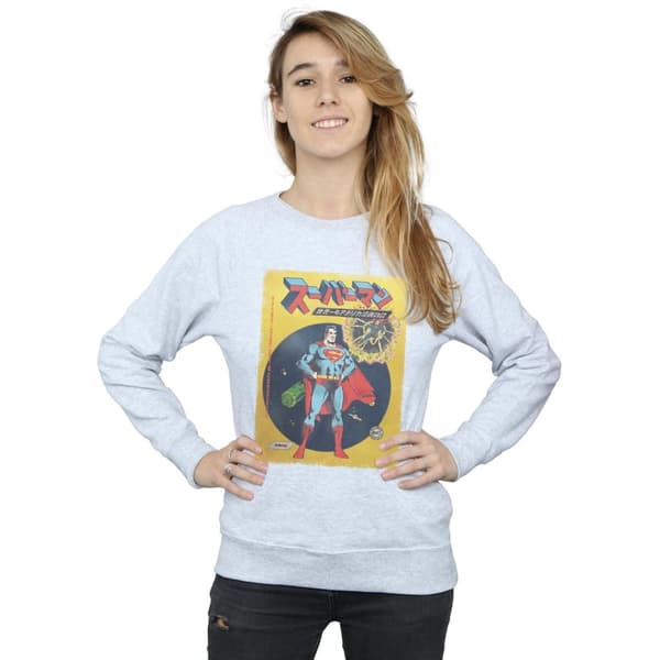 DC Comics Womens/Ladies Superman International Cover Sweatshirt