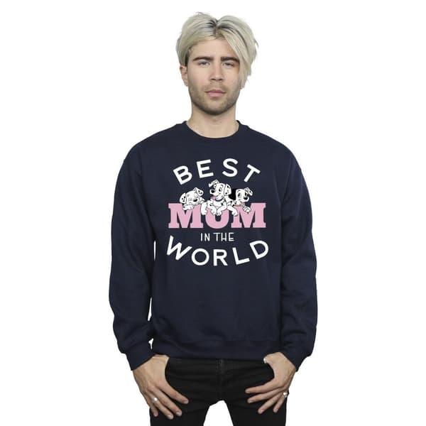 Disney Mens 101 Dalmatiner Bästa mamman i världen Sweatshirt