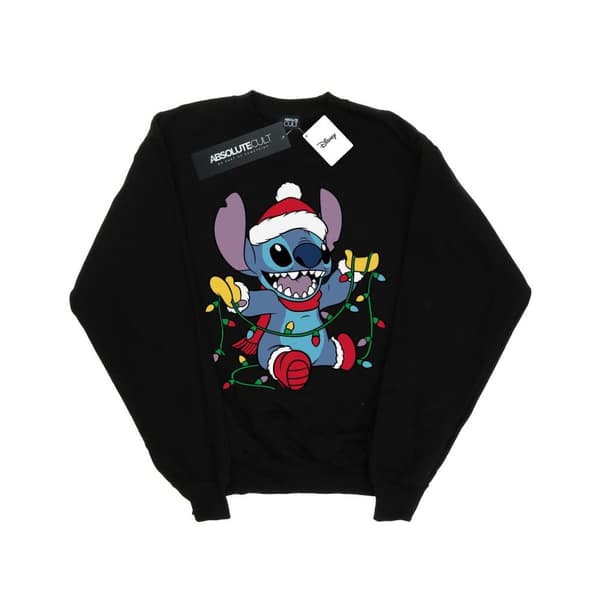 Disney Lilo And Stitch - Sweatshirt med julbelysning för herrar