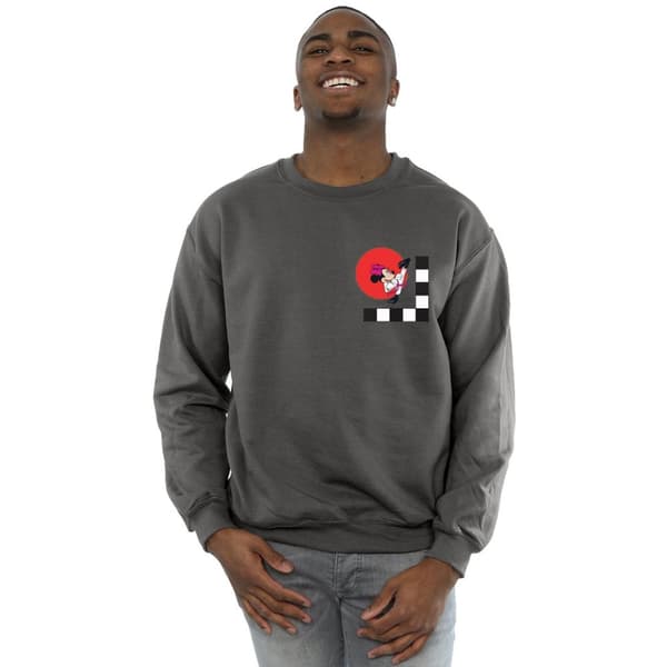 Disney Mens Minnie Mouse Karate Kick Sweatshirt