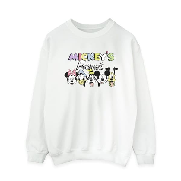 Disney Sweatshirt med ansikten från Musse Pigg och hans vänner - dam/dam