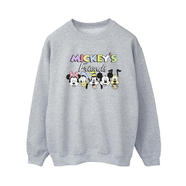 Disney Sweatshirt med ansikten från Musse Pigg och hans vänner - dam/dam
