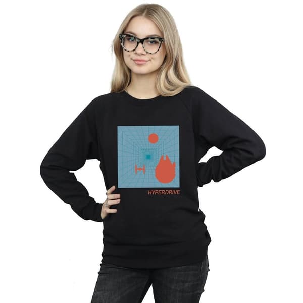 Star Wars Womens/Ladies The Last Jedi Hyperdrive Sweatshirt