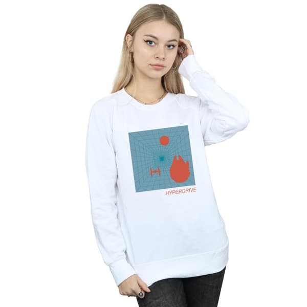 Star Wars Womens/Ladies The Last Jedi Hyperdrive Sweatshirt