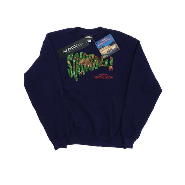 National Lampoon´s Christmas Vacation Sweatshirt med ekorrträd för kvinnor/damer Navy Blue M