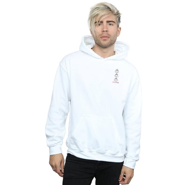Disney Mens Aristocats Marie Breast Print Hoodie