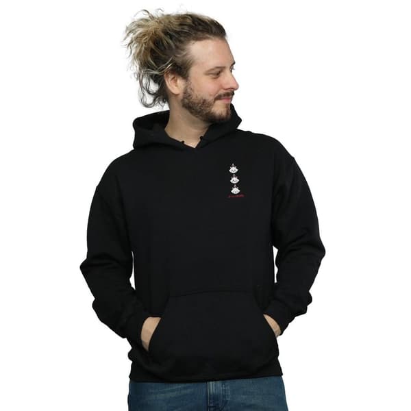 Disney Mens Aristocats Marie Breast Print Hoodie