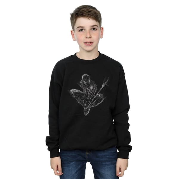 Marvel Boys Spider-Man Web Crouch Sweatshirt