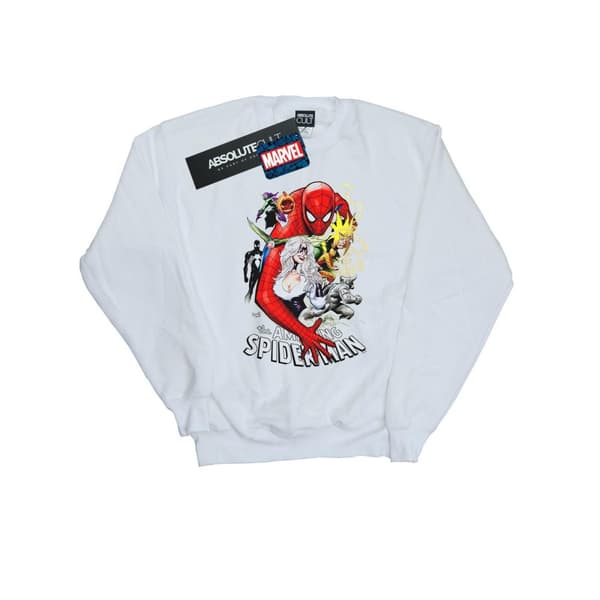 Marvel Spider-Man Villains Cover Sweatshirt för flickor