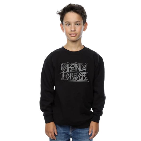 Marvel Boys Wakanda Forever Logo Sweatshirt