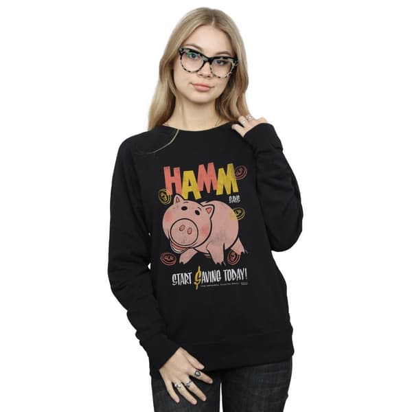 Disney Womens/Ladies Toy Story 4 Hamm The Piggy Bank Sweatshirt
