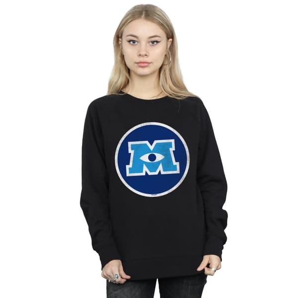 Disney Sweatshirt med monsteremblem från Monsters University - dam/dam