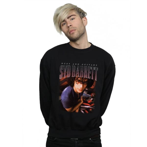 Syd Barrett Mens Dust And Guitars Homage Sweatshirt
